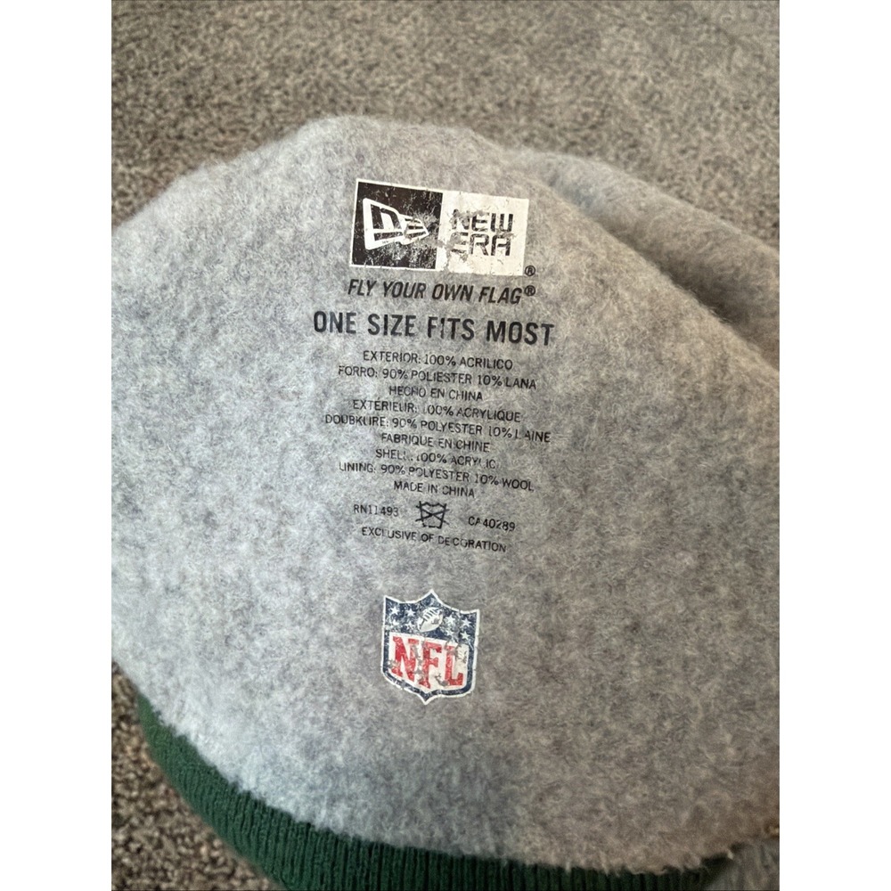 New Era Green Bay Packers NFL Sport Knit Beanie Sideline 2015 Hat Green Gold - Picture 3 of 3